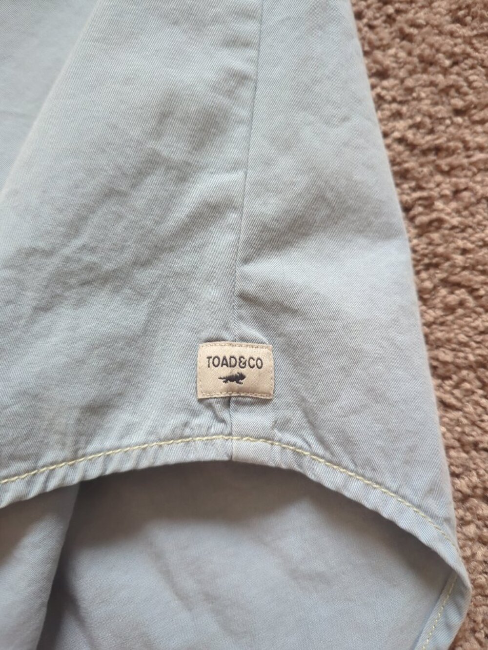 Toad&Co Arroyo Twill Organic Cotton Button Down Shirt Womens Small - Picture 13 of 13